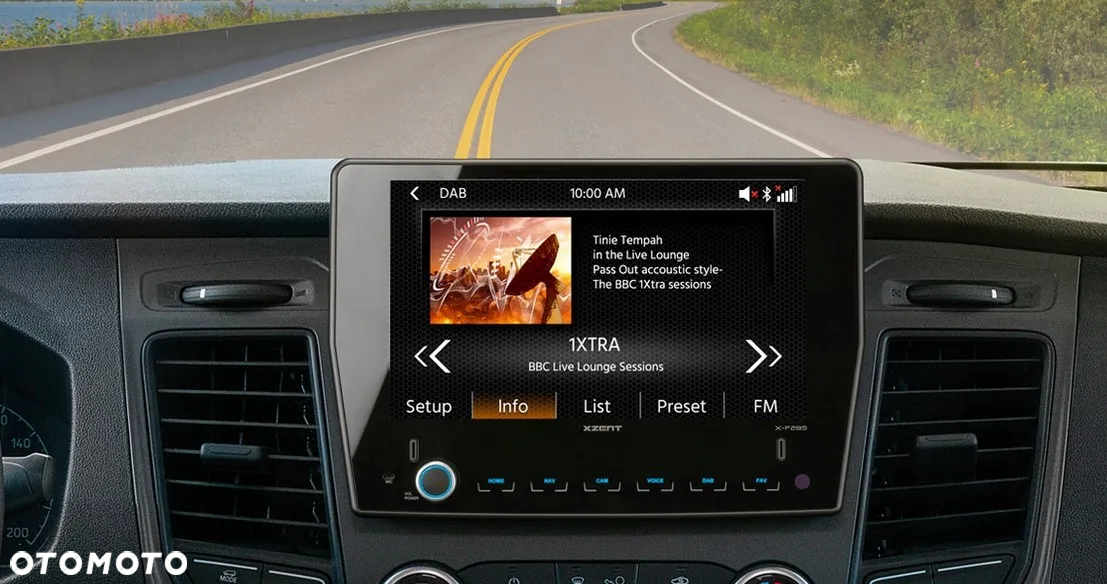 RADIO Z NAWIGACJĄ XZENT X-F285 9'' FORD KAMPER STACJA MULTIMEDIALNA - 4