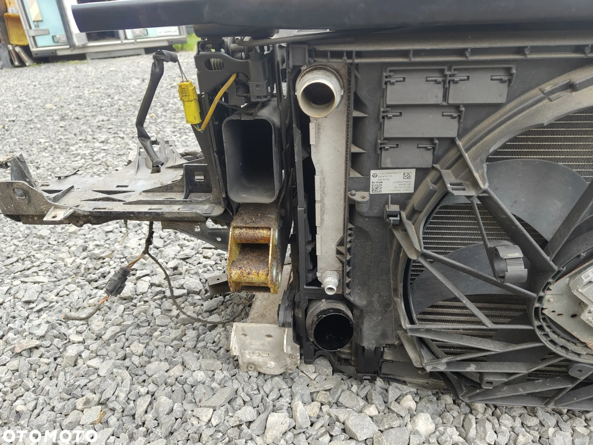 BMW F10 F11 2.0d Wzmocnienie Czołowe PAS CHŁODNICE Belka - 10