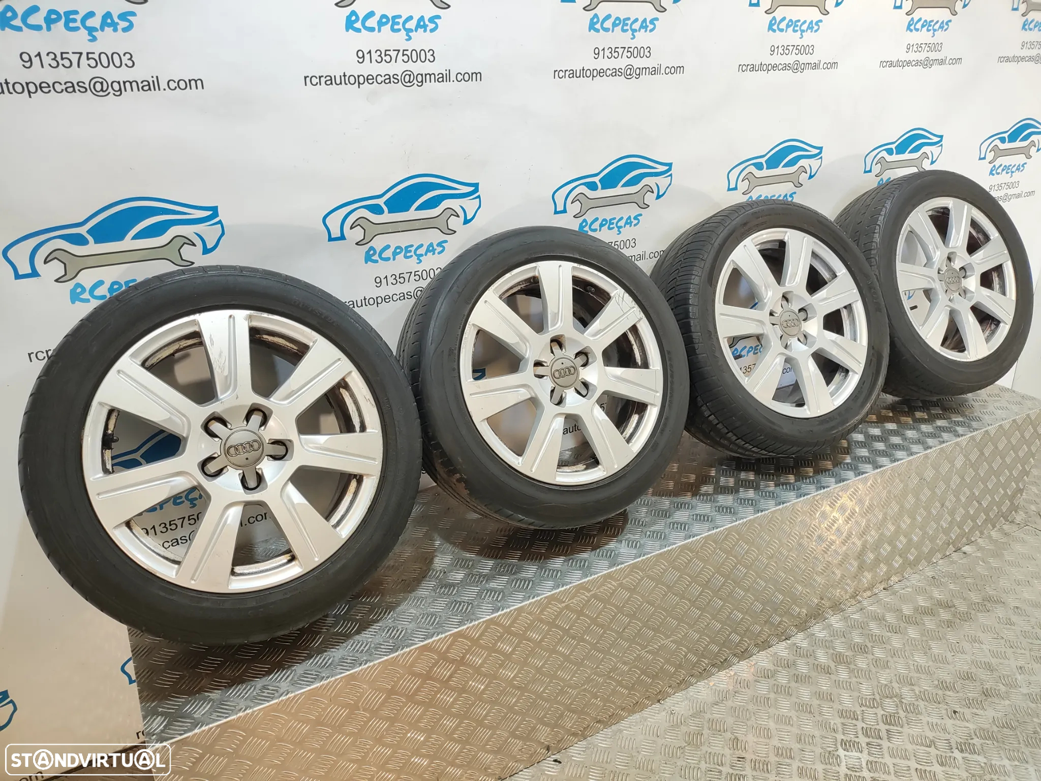 JANTES ORIGINAIS 17 AUDI 7,5J ET45 5X112 A6 C6 S6 A3 A4 B8 A8 TT - 9