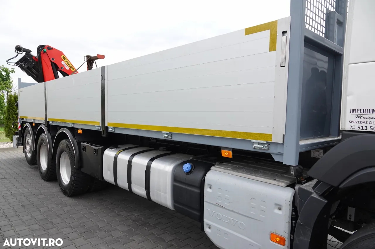 Volvo FMX 460 / 8X4 / TRIDEM /  7.75 M TRANSMISIE / HDS PALFINGER PK 24.001 / PILOT / PRELUNGIE -12.5M / AXIE LIFTATOR / EURO 6 / IMPORTAT - 15