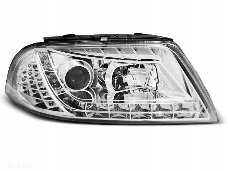 Lampy Reflektory Vw Passat B5 Fl 2000-05 Led Chrome - 1