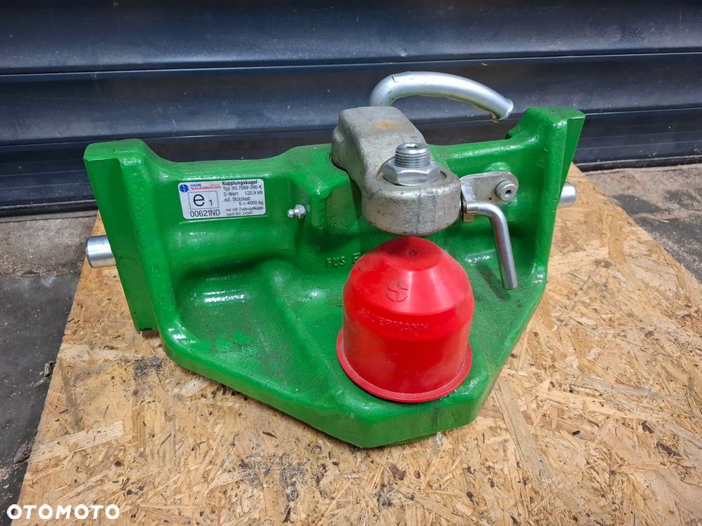 ZACZEP KULOWY SAUERMANN K80 JOHN DEERE NOWY ORYGINALNY S- 4000 KG SZER 39 CM SZYNA FENDT NEW HOLLAND MASSEY FERGUSON - 4