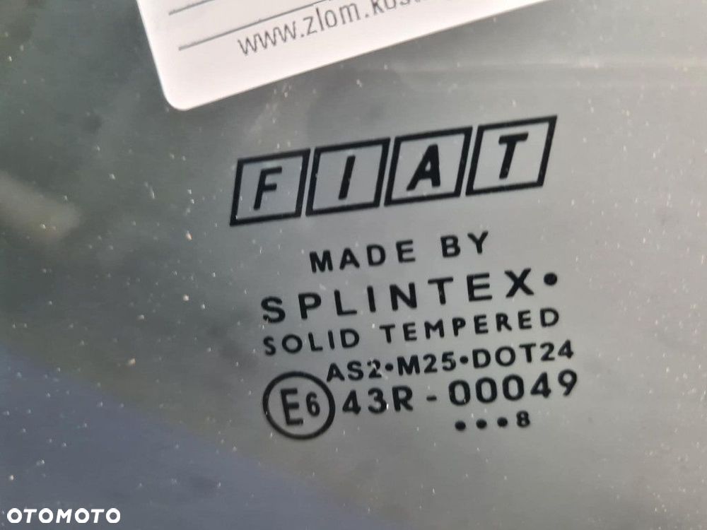 FIAT CROMA II SZYBA DRZWI TYŁ LEWA 742 - 2