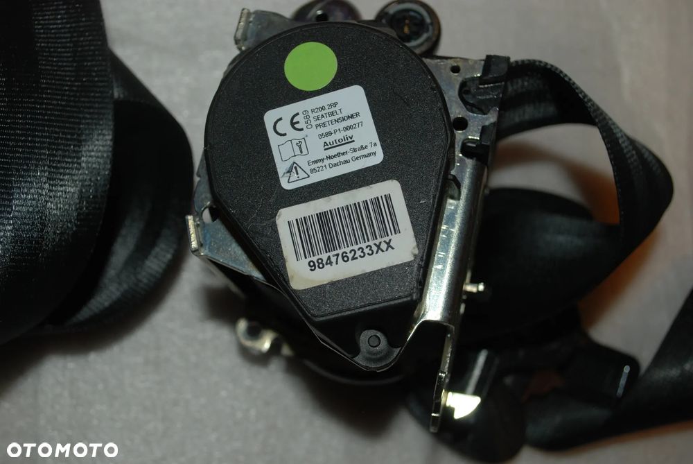 Citroen e-C3 Tylny pas bezpieczeństwa 98456054XX Tył strona prawa lewa - 5