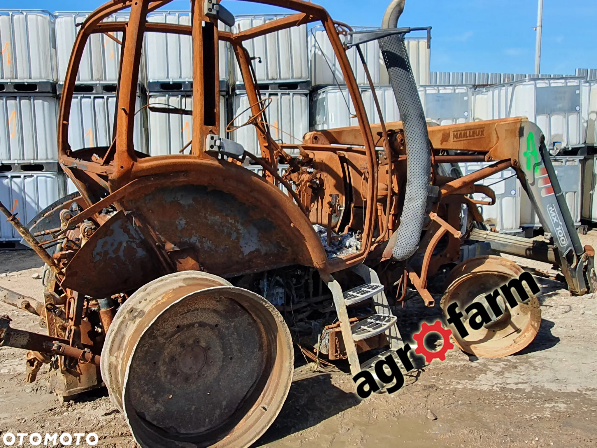 Deutz Agrotron 100 90 silnik skrzynia most zwolnica wał blok - 3