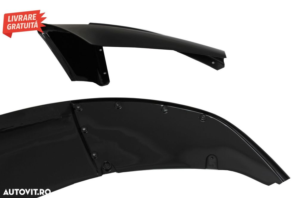 Prelungire Bara Fata BMW Seria 5 F10 F11 (2011-2017) M-Performance Design Negru Lu- livrare gratuita - 9