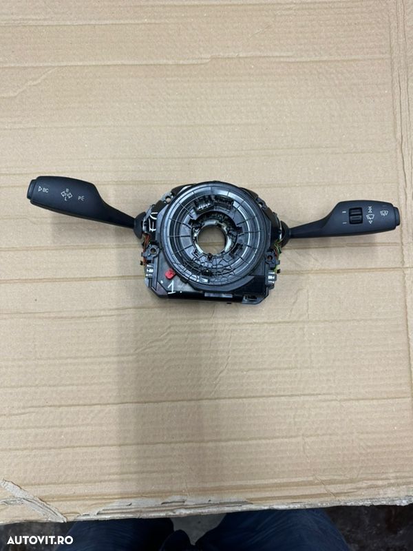 Manete semnalizare, stergatoare, spira airbag , senzor unghi volan BMW seria 5 combi F11 an 2013 cod 9301907 - 1