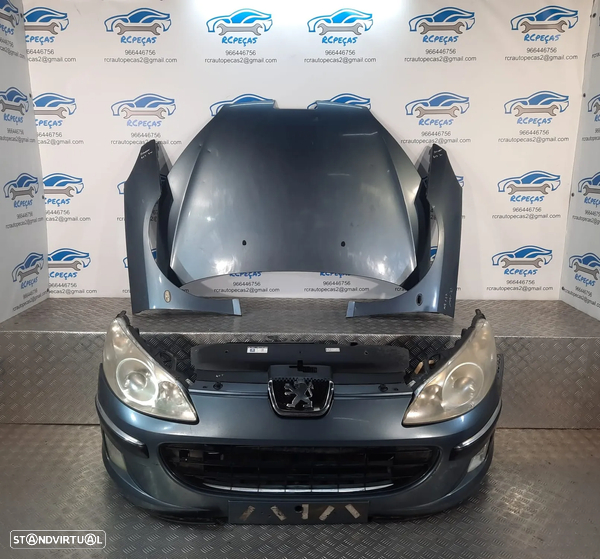 FRENTE COMPLETA PEUGEOT 407 6D 6E CAPOT PARACHOQUES GUARDA-LAMAS OTICAS RADIADOR VENTILADOR FRENTE FIBRA REFORÇO