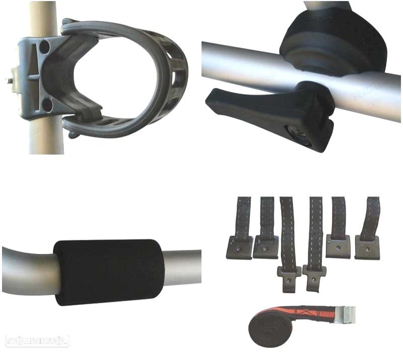 PORTA SUPORTE BICICLETA MALA DE 3 BICICLETAS - 2