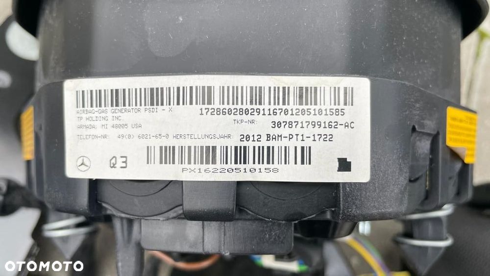 MERCEDES C W204 LIFT DESKA KONSOLA PODUSZKI PASY ANGLIK - 7