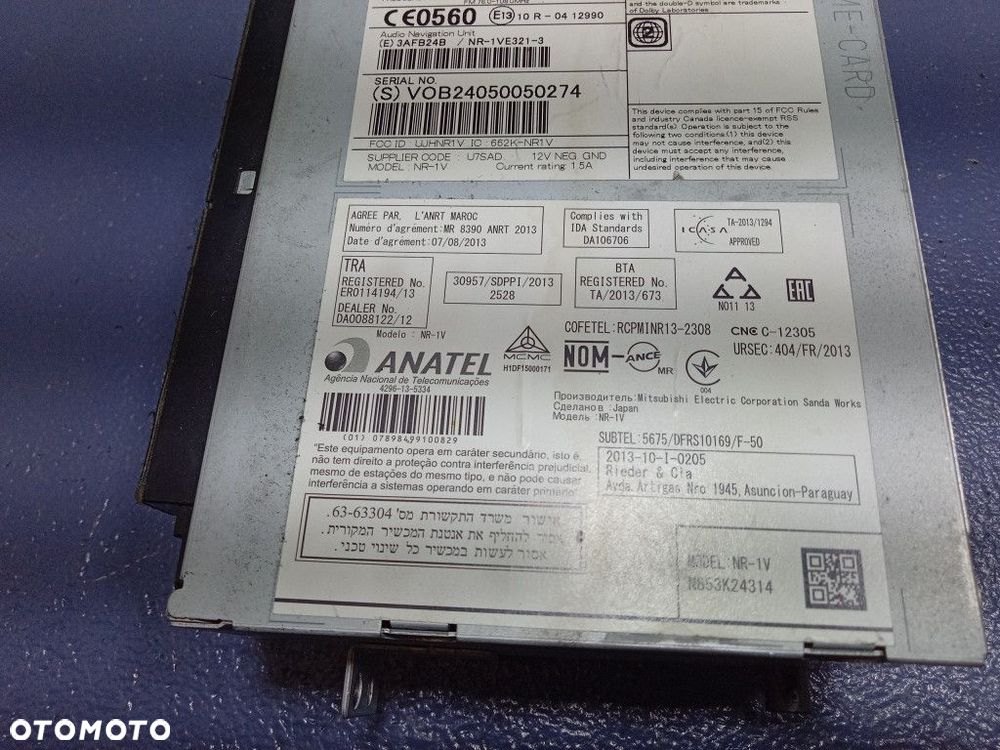 VOLVO V40 II RADIO CZYTNIK PŁYT NAWIGACJI 31466579 - 5