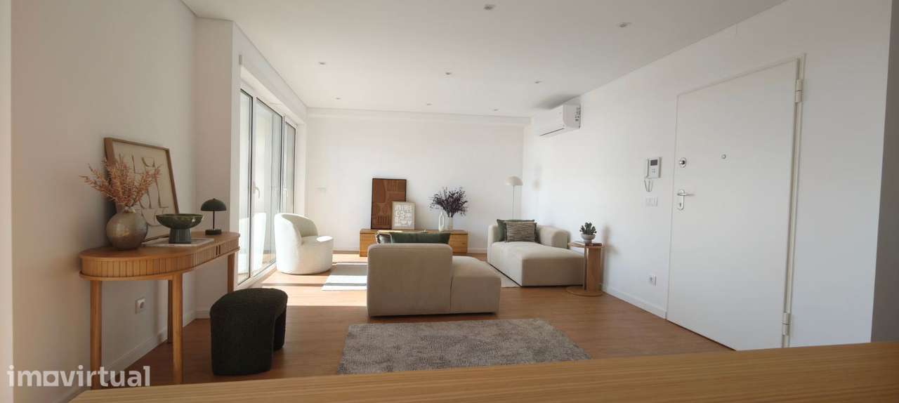 Apartamento T3 com  2 varandas e vistas de mar. A 1 minuto da praia - Grande imagem: 2/17