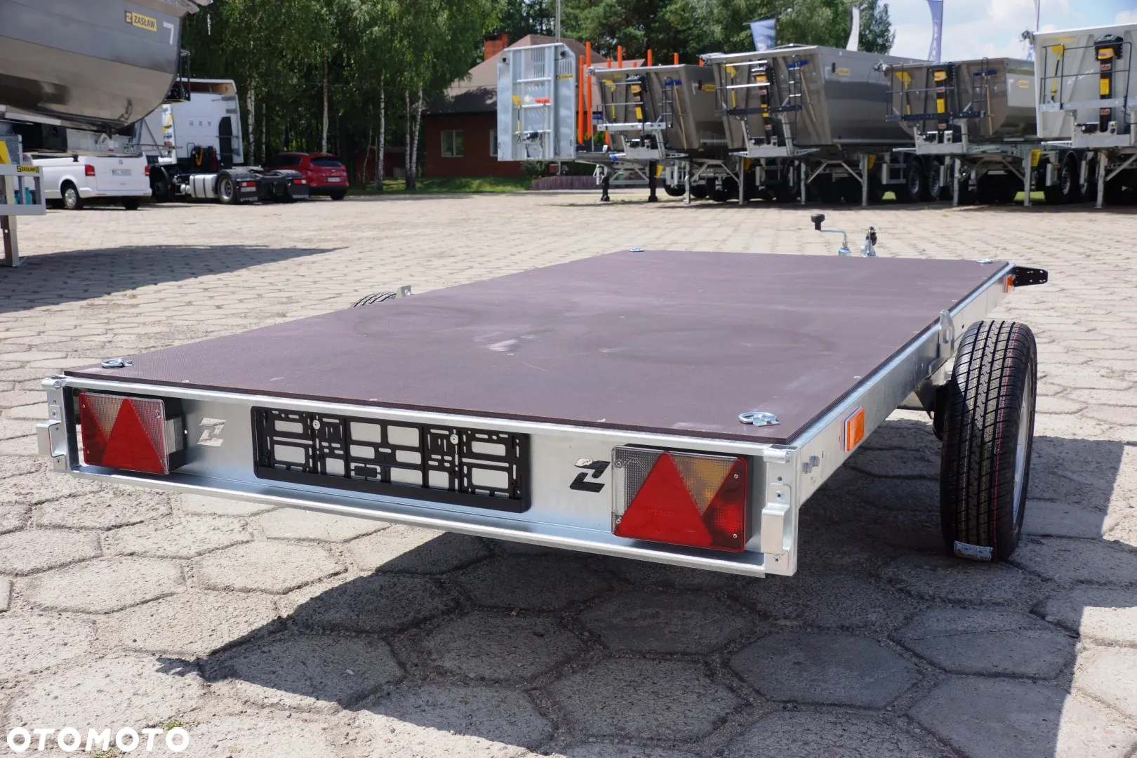 Zaslaw 1 oś, przyczepa prawko B, 750 kg DMC  MOCNA I SOLDNA - 36