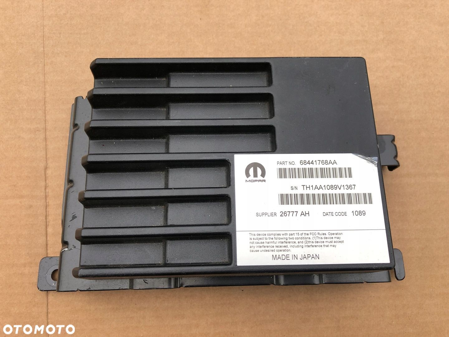 DODGE RAM 1500 V 19 2019-2024 MODUŁ AKTYWNY HAŁASU 68441768AA - 1