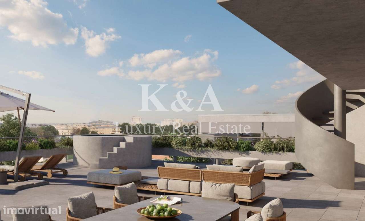 Penthouse T4 duplex com terraço na Foz - Grande imagem: 4/9