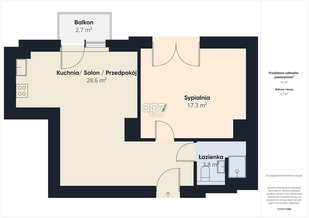 Do wynajęcia apartament w sercu Podgórza