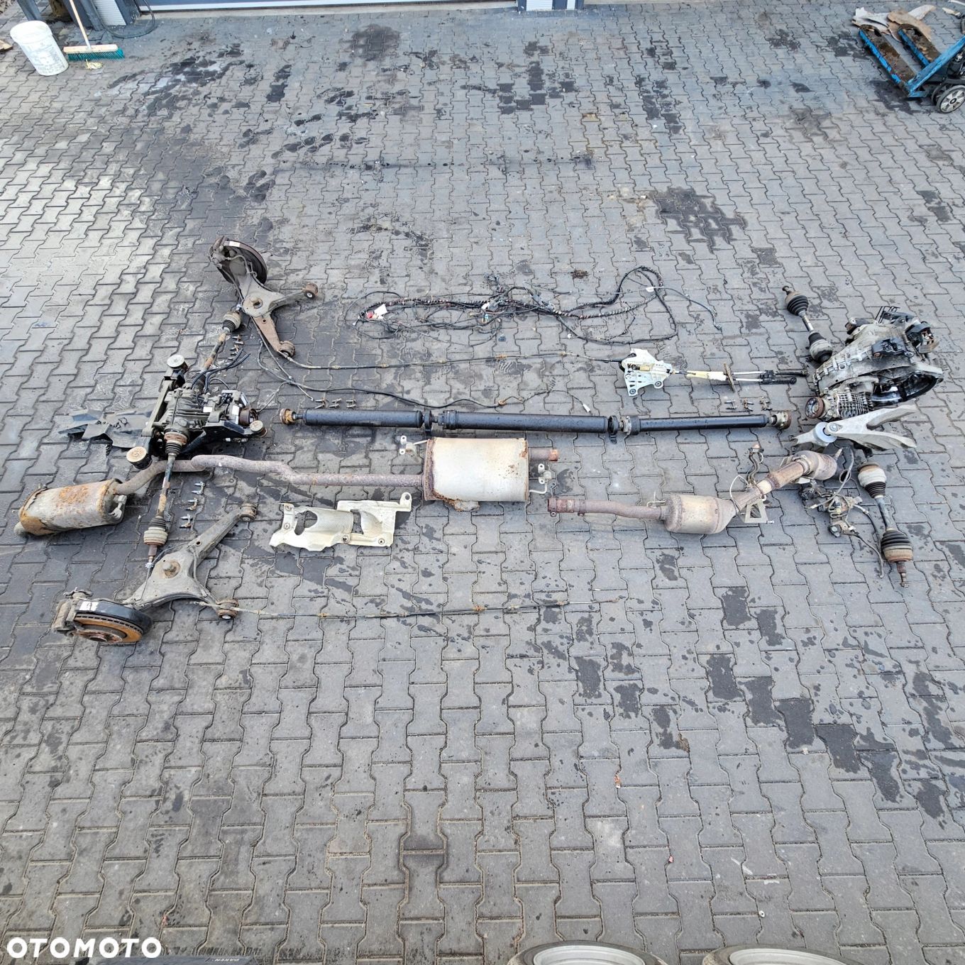 VW T5 LIFT 2.0 TDI LONG napęd skrzynia most reduktor półoś wał wydech 4x4 - 1
