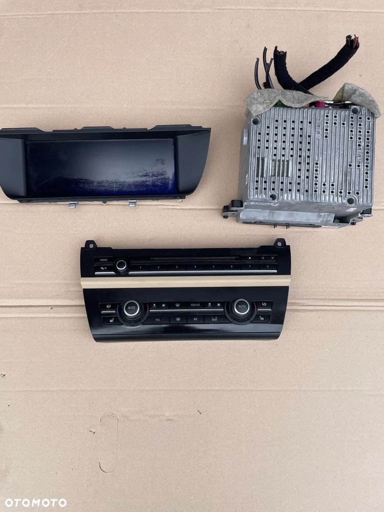 bmw f10 f11 radio cd czytnik panel klimatyzacji monitor cic 929035801 - 1