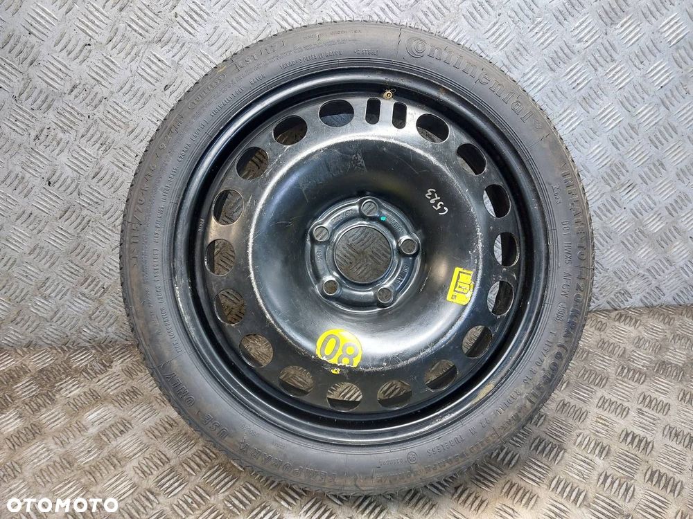 DOJAZDÓWKA 5x110 4Jx16 ET41 FI65,1 115/70R16 2006R CONTINENTAL OPEL - 1