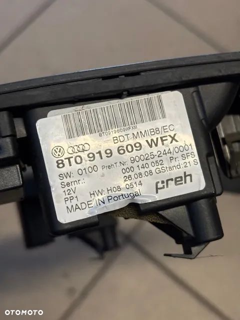 PANEL STEROWANIA MMI AUDI A4 B8 8T0919609F  8T0919609 - 13