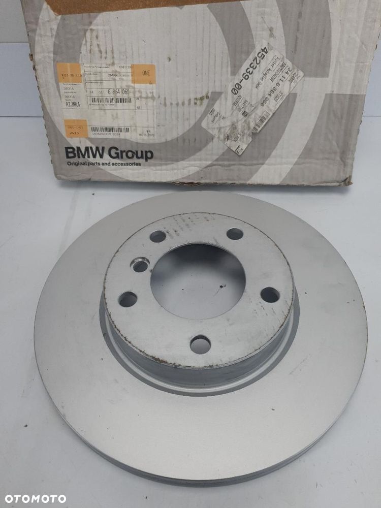 NOWE ORYGINAŁ KOKPLET TARCZE HAMULCOWE PRZÓD E36 E46 BMW Z3 E37 6864060 - 1