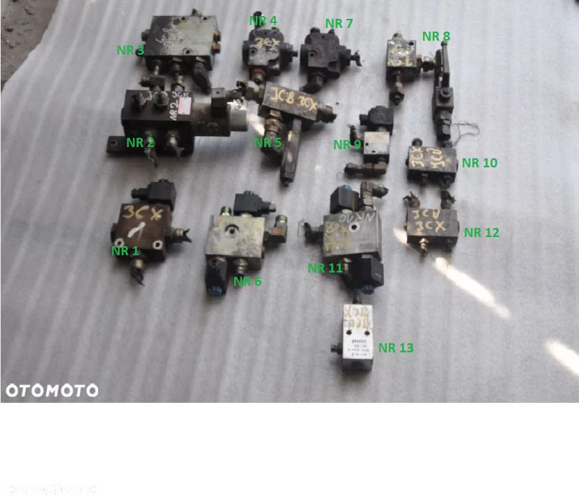 ROZDZIELACZ ELEKTROZAWÓR CEWKA JCB 3CX 2003 ROK