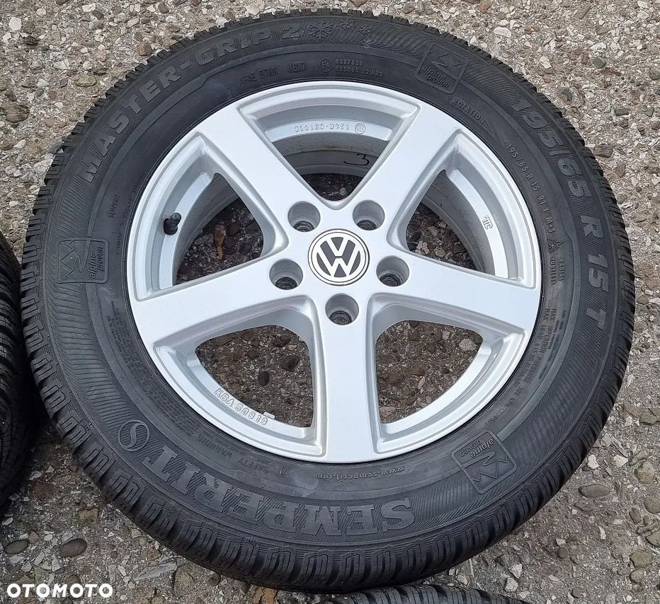 4x koła felgi opony zima Volkswagen Golf Polo Audi Seat Skoda 195/65/15 Semperit Master-Grip 2 195/65R15 5x100 - 5