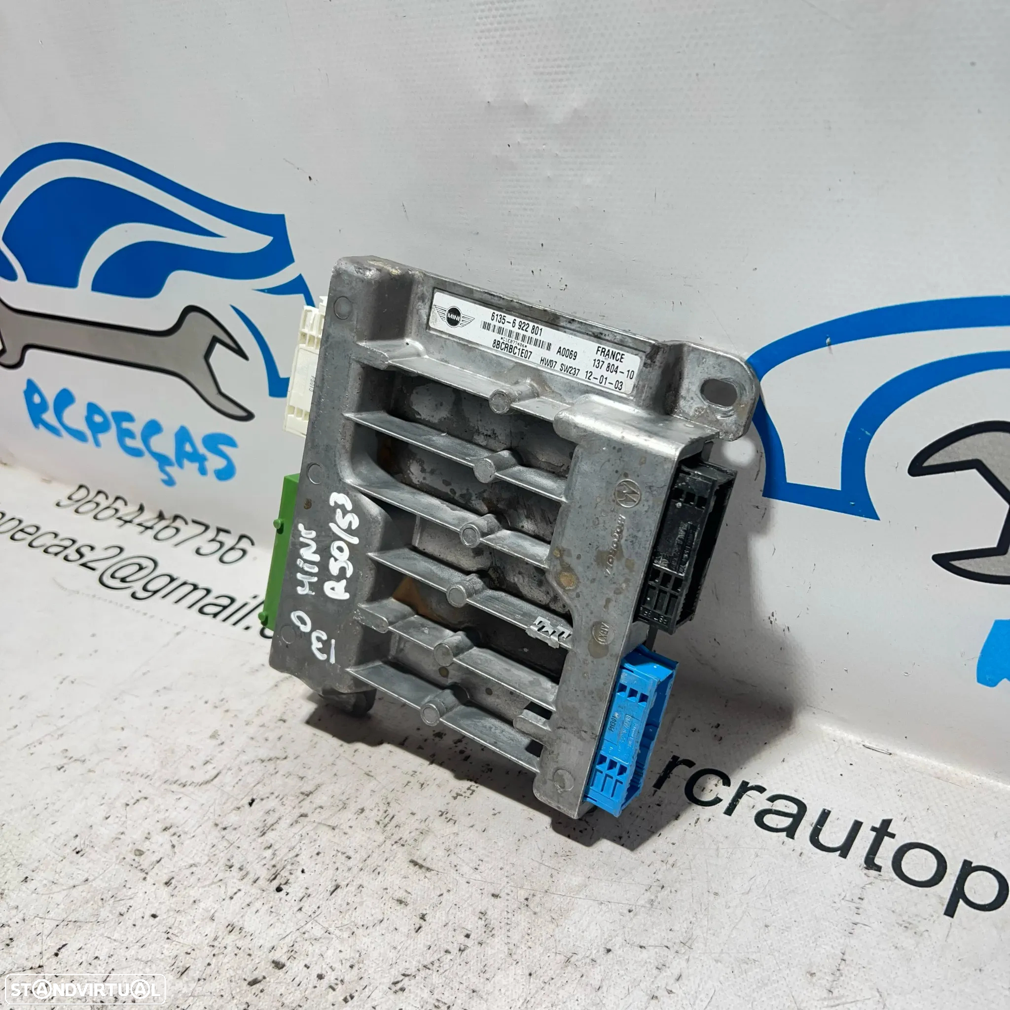 .Centralina Original BCM Modulo Controlo Motorola BMW Mini 6 922 801 / 8BCRBC1E08 - 5