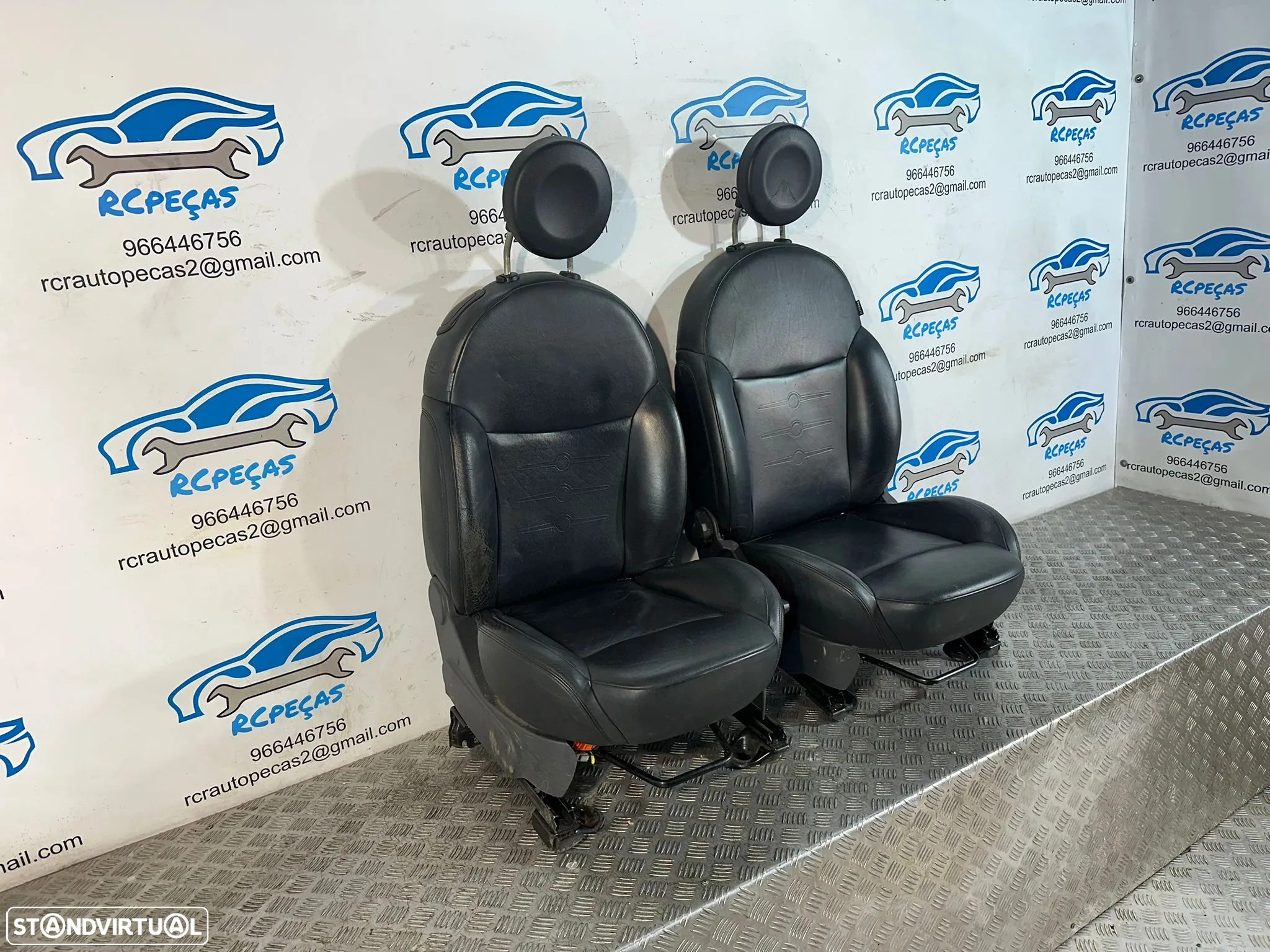 Conjunto Bancos Pele Fiat 500 312 2007 - Presente - 6
