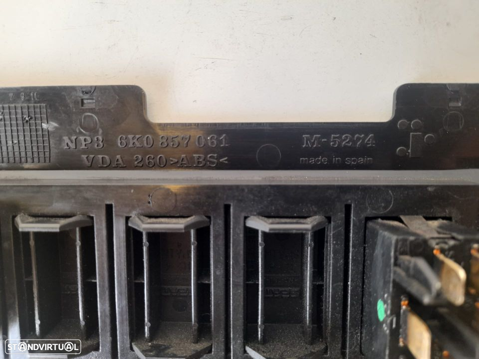 COMANDOS DE CONTROLO DOS VIDROS ORIGINAL | REF. 6K0 857 061 M-5274 | SEAT IBIZA 6K 1.9 TDI 110CV; - 6