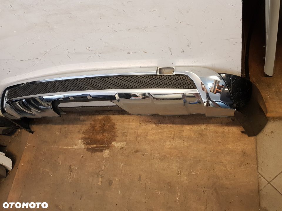 Mercedes ML 166 AMG zderzak tylny dyfuzor blenda - 1