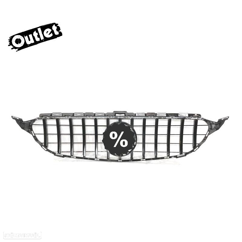 C012097C1 GRELHA DIANTEIRA MERCEDES W205 LOOK AMG GT 19- PRETO - 8