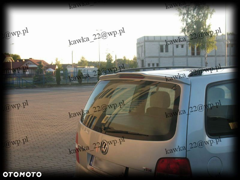 VW TOURAN SPOJLER LOTKA SPOILER NA KLAPĘ PODKŁAD!! - 9