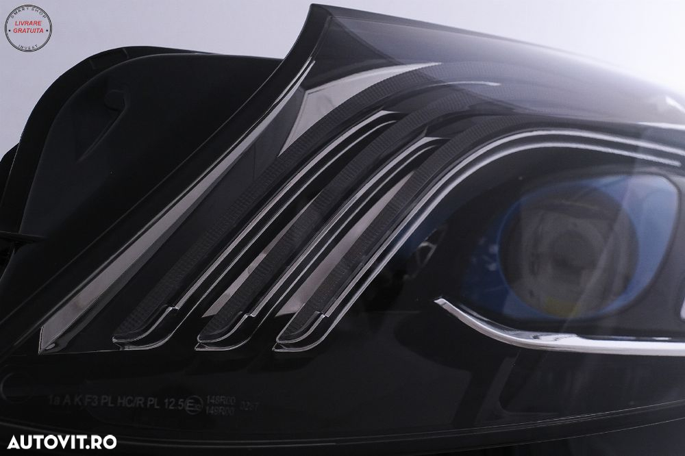 Faruri Full LED Mercedes S-Class W222 (2013-2017) Facelift Design Semnal Dinamic- livrare gratuita - 6
