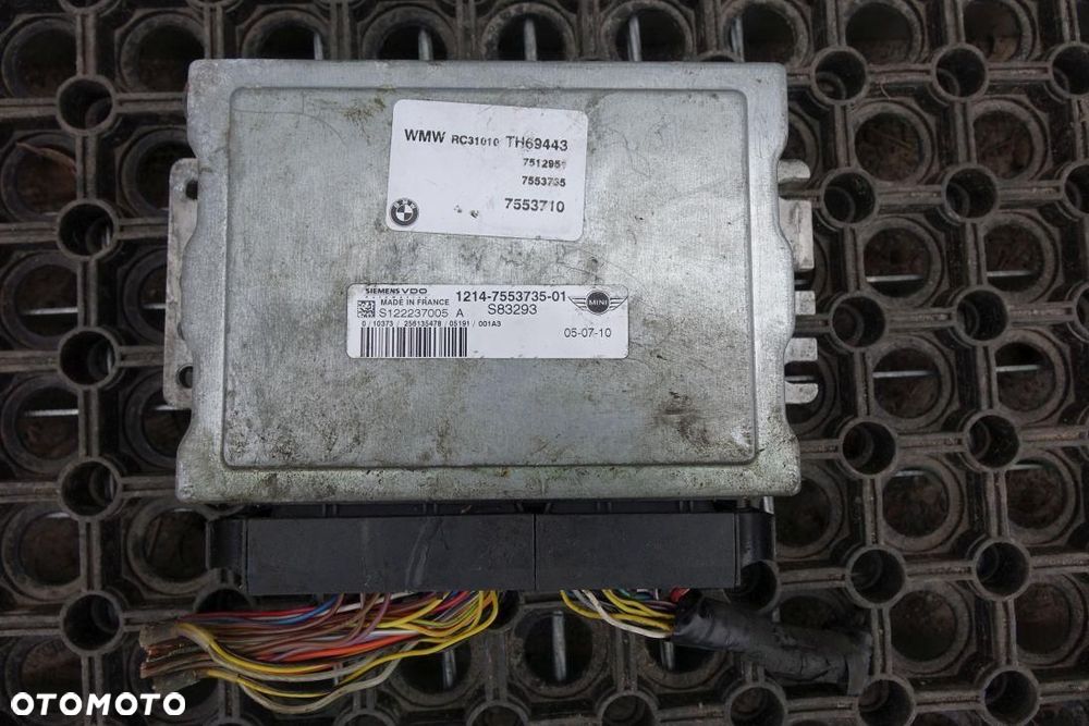 STEROWNIK SILNIKA KOMPUTER MINI COOPER 1214-7553735-01 - 1