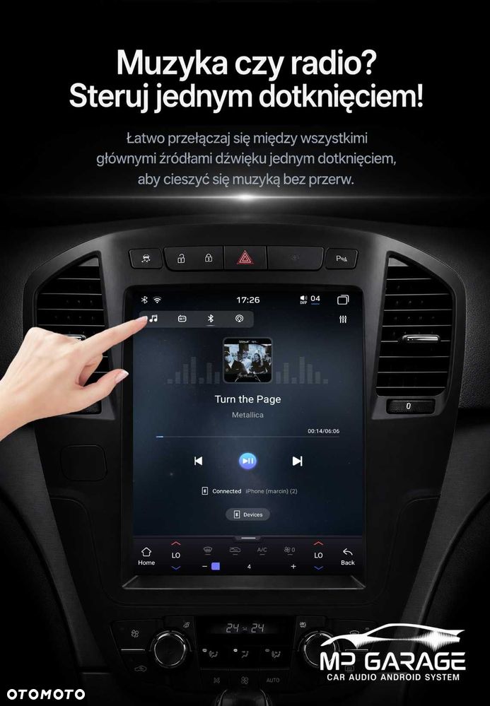 Opel Insignia Radio Android 14 Tesla Style CarPlay Android Auto 4G LTE GPS WiFi QLED DSP - 7