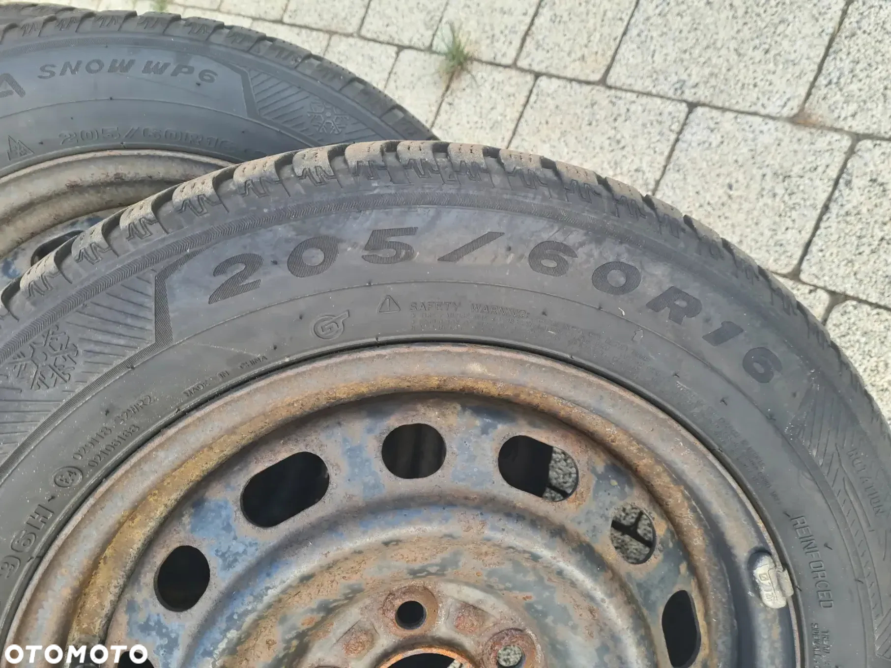 4 felgi stalowe r16" 5x114,3 Mazda 6 GH opony zima 205/60r16 maxxis 2022rok czujniki 6,5mm - 2