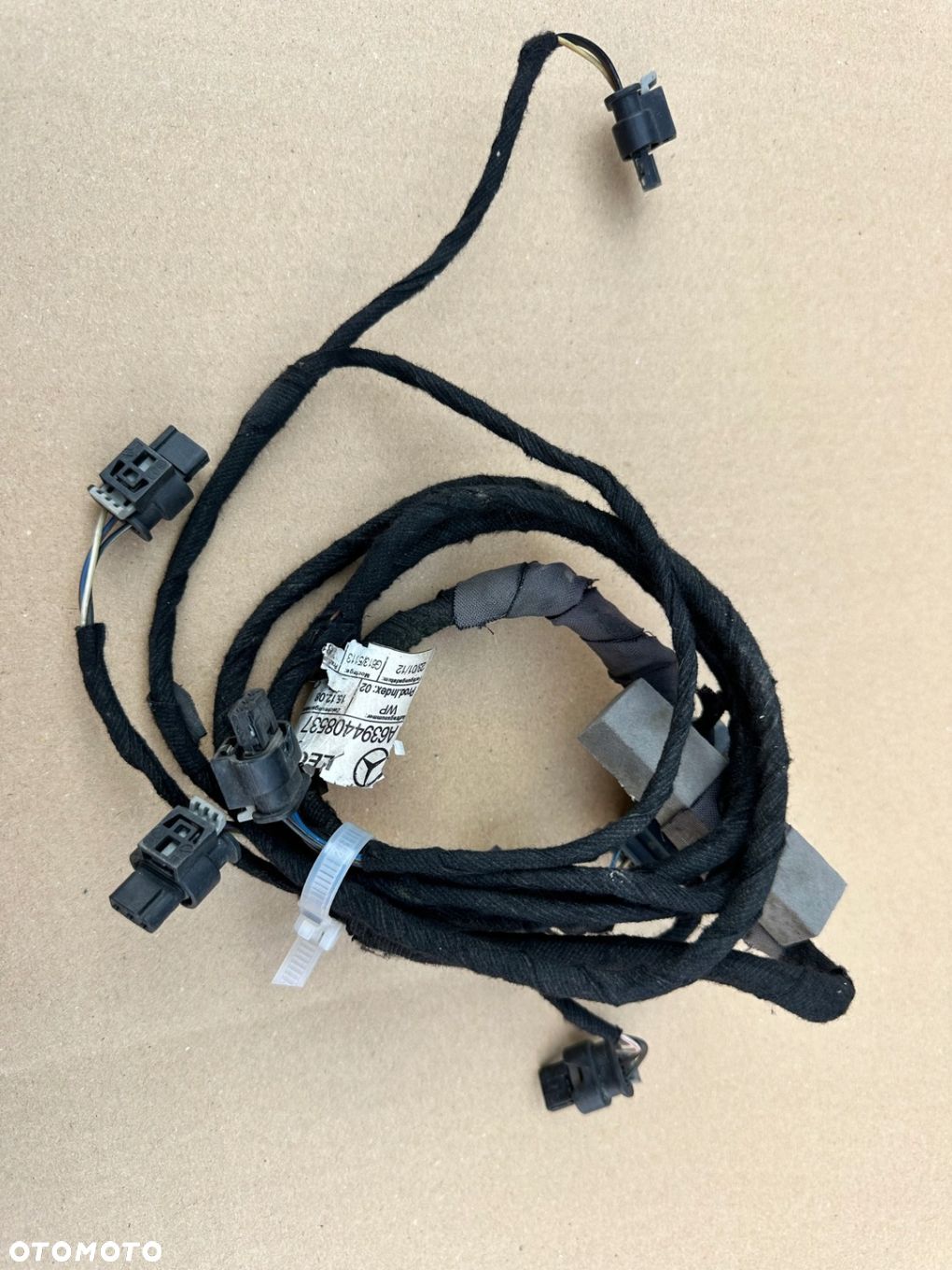 WIĄZKA INSTALACJA ZDERZAKA PDC PRZÓD MERCEDES VITO W639 LIFT A6394408537 - 1
