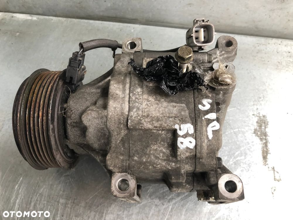 SP-58. Kompresor Sprężarka Klimatyzacji 6PK 447260-7100 Toyota Corolla E12 2.0 D4D Diesel - Wysyłka - 1