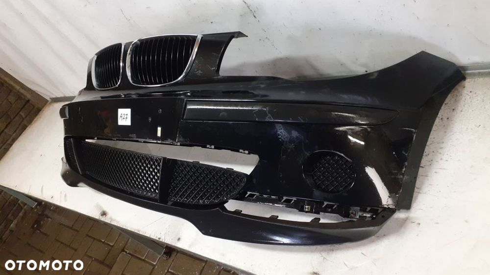 + ZDERZAK PRZÓD PRZEDNI DO BMW SERII 1 E87 CZARNY SCHWARZ II - 3