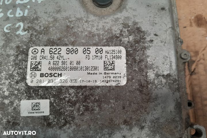 Calculator motor ECU A6229000500 / A6229010100 / 0281031326 A62290005 - 2