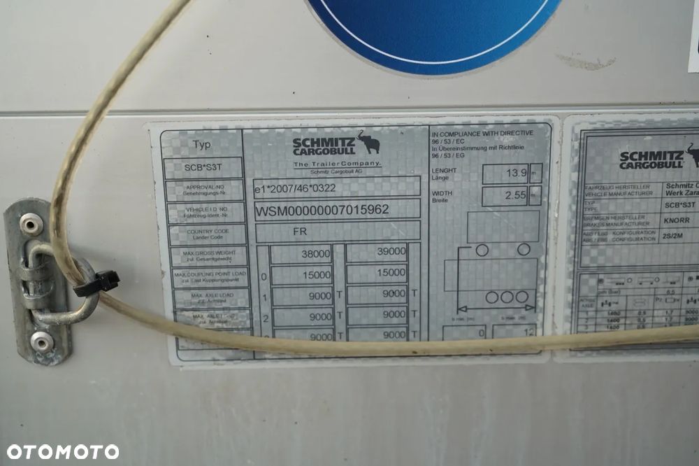 Schmitz Cargobull FIRANKA / STANDARD / PLANDEKA ZBROJONA - 25