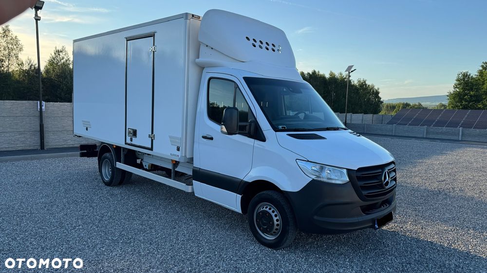 Mercedes-Benz Sprinter Salon Polska, 2.0 silnik, kontener chłodnia! Koła bliźniacze, JAK NOWY! - 1