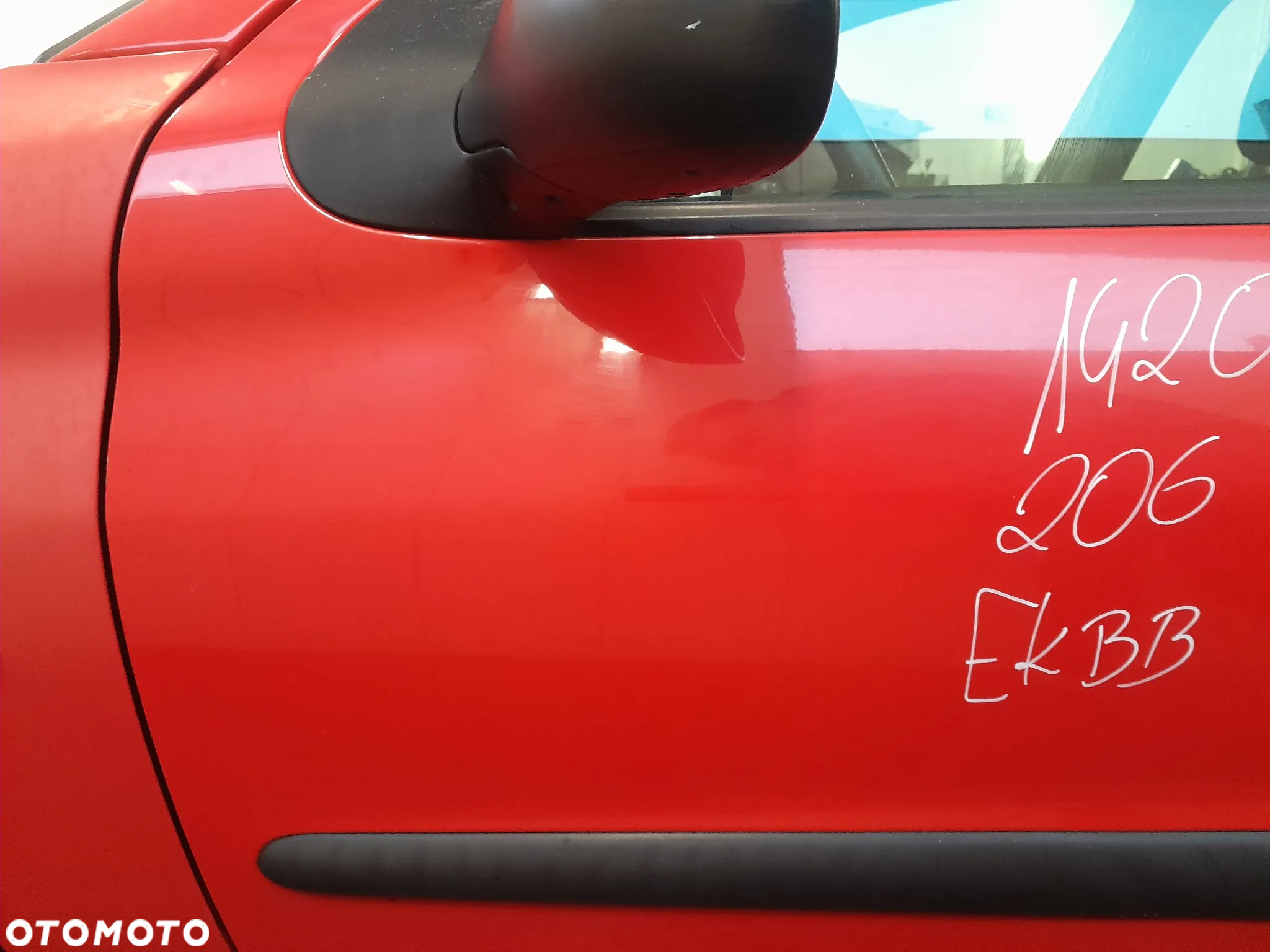 PEUGEOT 206 DRZWI LEWE PRZEDNIE LEWY PRZÓD KOLOR: EKBB - 2