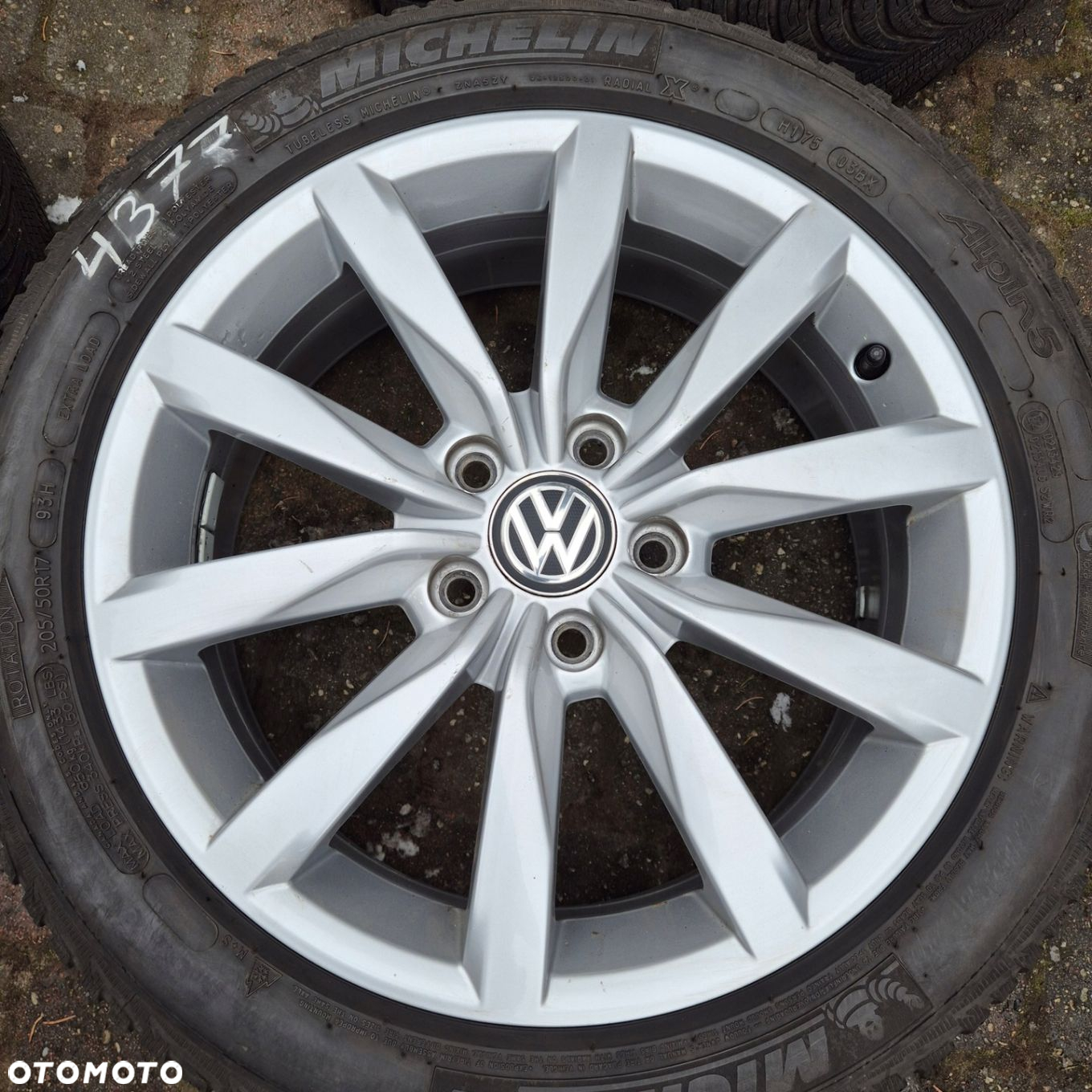 ZIMA KOŁA 17 VW GOLF GTI CADDY TOURAN PASSAT LEON R-LINE DIJON 205/50 R17 - 3