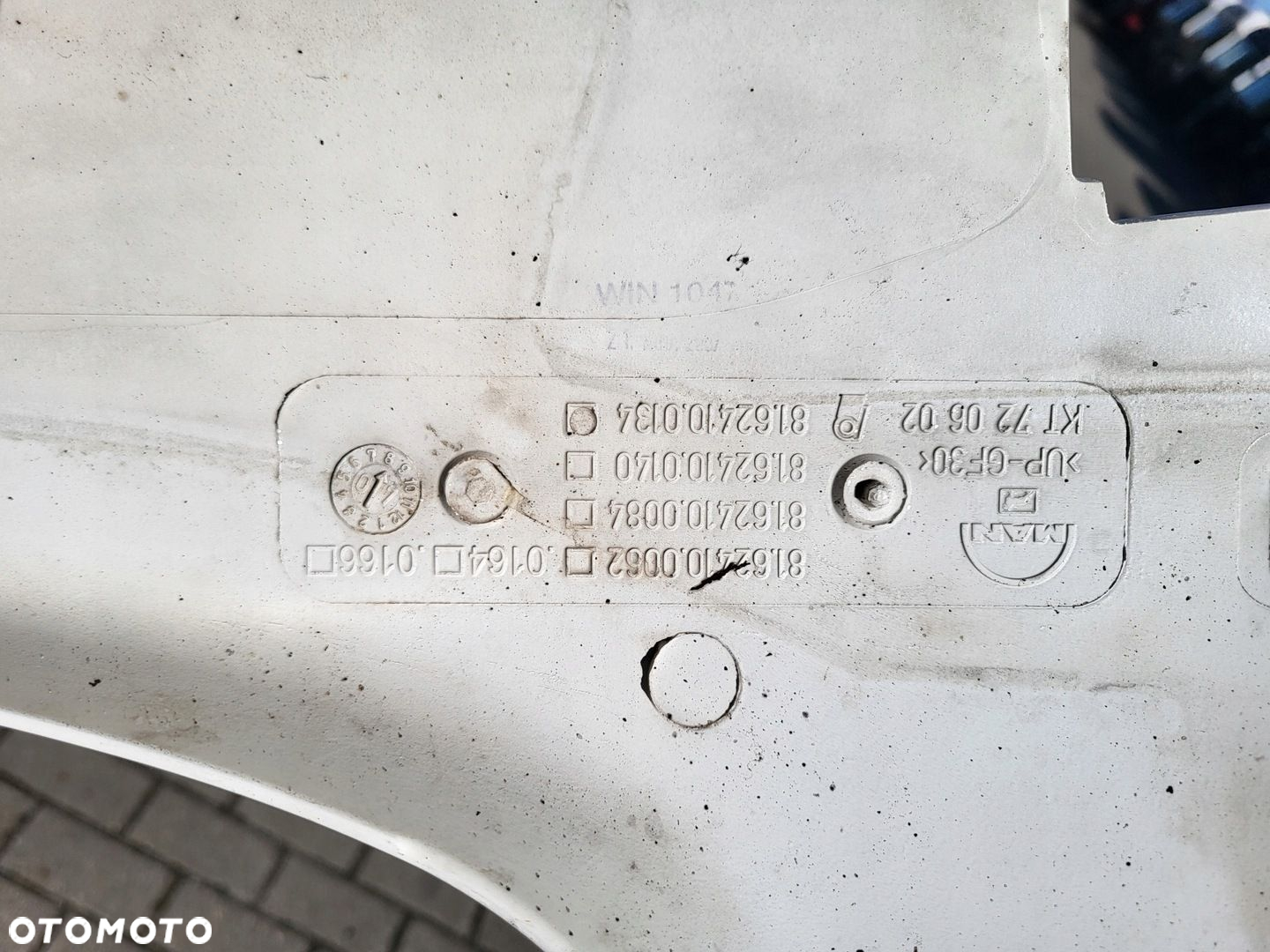 Maska Grill Atrapa Polik Podszybie MAN TGA TGL 81624100062 - 14