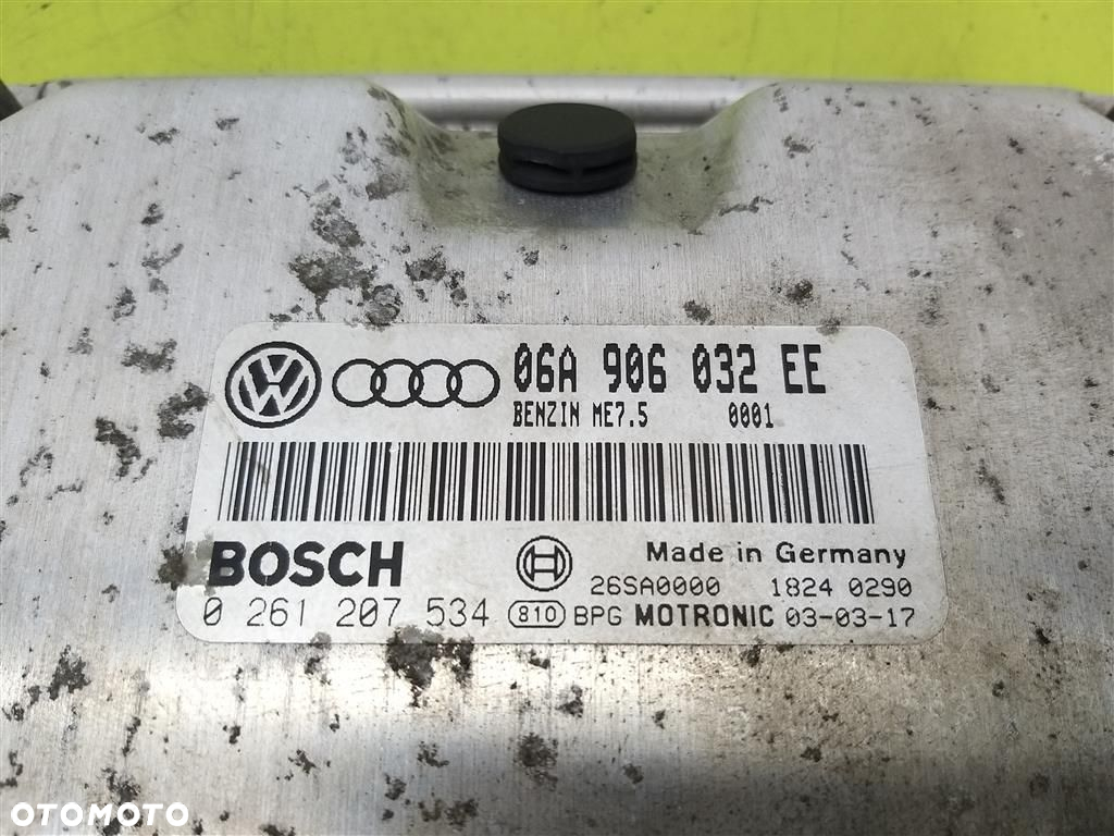 Komputer sterownik silnika Seat Toledo II 1.8B 125KM 0261207534 1999-2004 - 5