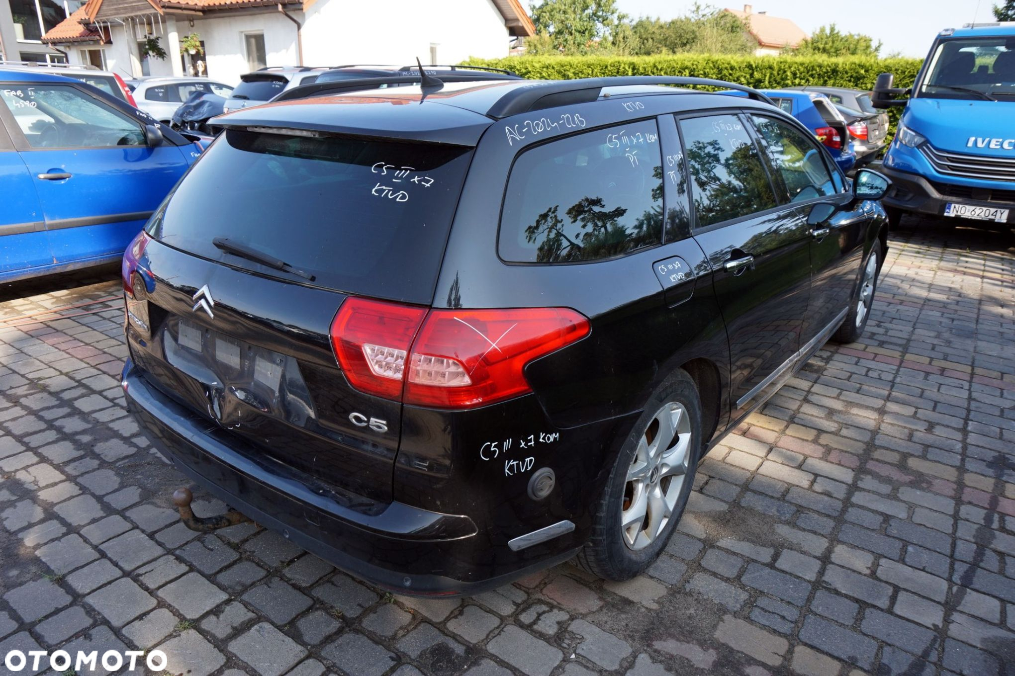 CITROEN C5 III X7 KOMBI 2009 KTVD 2.0 16V EW10A 143KM 20DP64 CZARNY na części - 5