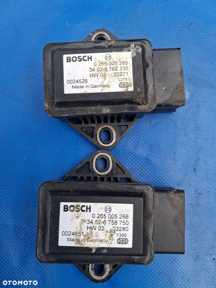 BMW 5 E60 E61 E63 E64 X3 X5 E83 Czujnik szybkości przyspieszenia bocznego DSC ESP 0265005266 Bosch - 2