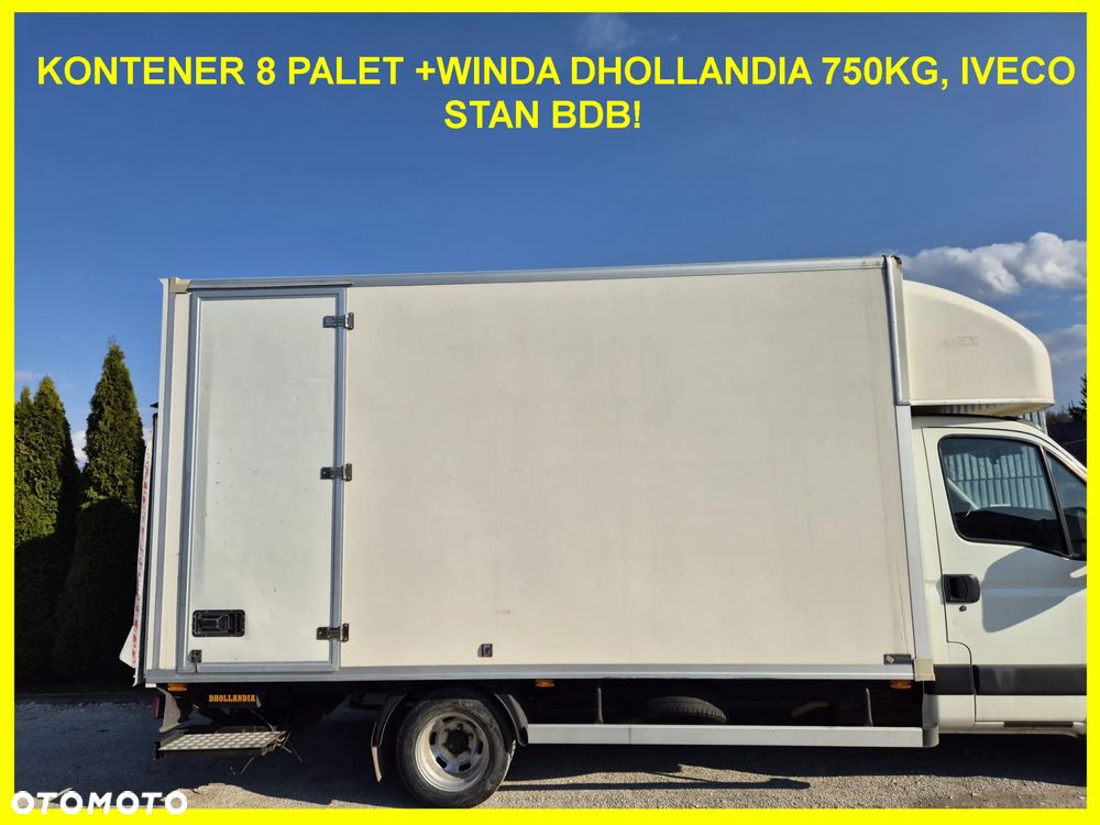 Kontener meblowy 8 palet 443cm winda Dhollandia 750kg , Iveco 2011, Stan bdb! - 1